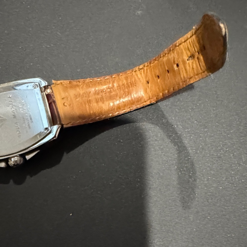 Aqua Master Luxurious Men’s Watch with Brown Leather Strap - Picture 6 of 16
